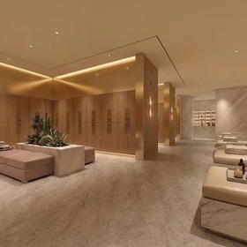 大型洗浴中心湿区与更衣室改造